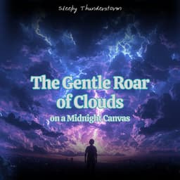 The Gentle Roar of Clouds on a Midnight Canvas - Sleepy Thunderstorm