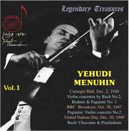Yehudi Menuhin, Vol. 1: 1940 Carnegie Hall Concert - Yehudi Menuhin