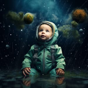 Melodic Raindrops: Serene Baby Melodies - Calming Rain