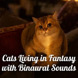 Cats Living in Fantasy with Binaural Sounds - Deep Sleep Music Delta Binaural 432 Hz