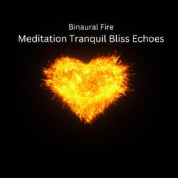 Binaural Fire: Meditation Tranquil Bliss Echoes - Sizzling Nature Fire Sounds