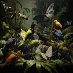 The Sound of Nature with Wind and Crickets - Island Nature Sounds