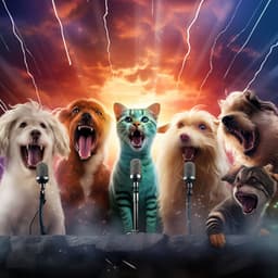 Pets Binaural Thunder: Soothing Storm Sounds - Binaural Lazers