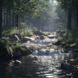 Gentle Stream Flow: Calming Water Soundscapes - lumen