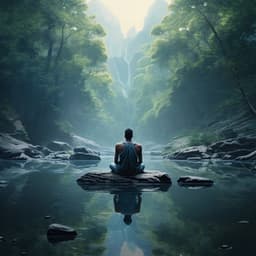 River Meditation Harmony: Gentle Stream Echoes - Healing Meditation