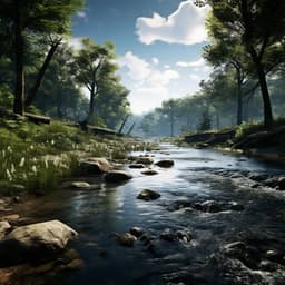 Dog's Riverside Retreat: Relaxing Ambient Music - Inside Rest