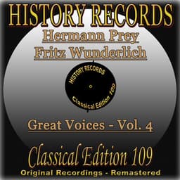 History Records - Classical Edition 109 - Great Voices - Hermann Prey & Fritz Wunderlich - Hermann Prey
