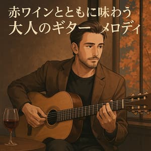 Mature Guitar Melody Enjoyed with Red Wine - Healing Relaxing BGM Channel 335