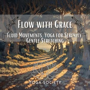 Flow with Grace - Fluid Movements, Yoga for Serenity, Gentle Stretching - Yoga Society