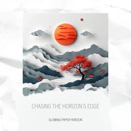 Chasing the Horizon’s Edge - Glowing Paper Horizon