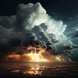 Thunder's Restful Night: Soothing Sleep Melodies - Sleep Music Dreams