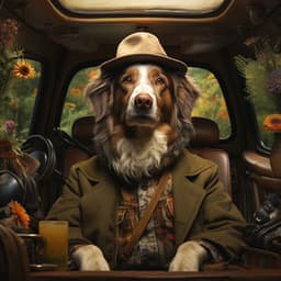 Euphoric Echoes from the Moonlit Lounge - Dog Music Waves