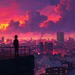 The Loner Watches the City Whilst Listening to Lofi - LO-FI BEATS