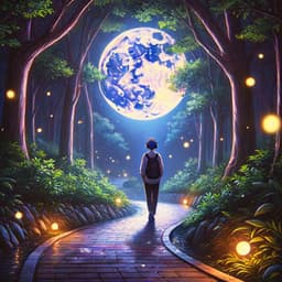 Moonlit Pathways: Serene Lofi Beats - ChillHop Beats