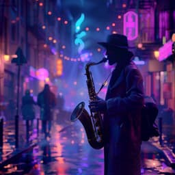 Noches De Neón: Vibras De Jazz Eléctrico - Café titi