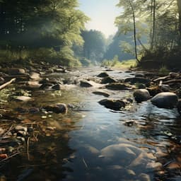 Concentration by the River: Soothing Stream Echoes - Water and River Sounds