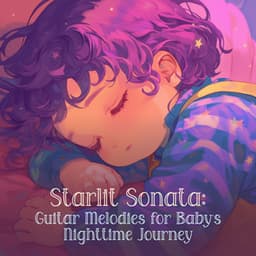 Starlit Sonata: Guitar Melodies for Baby's Nighttime Journey - Nursery Ambience