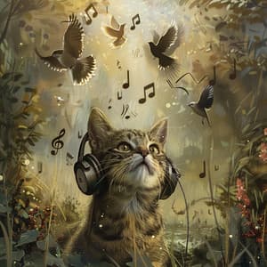 Binaural Birds for Cats: Softened Shadows - 80 88 Hz - The Cat Relaxer