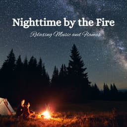 Nighttime by the Fire: Relaxing Music and Flames - Silent Night Music