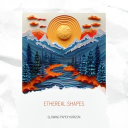 Ethereal Shapes - Glowing Paper Horizon