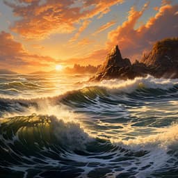 Mares Concentrados Binaurales: Enfoque Oceánico - Música de Ondas Cerebrales Alfa