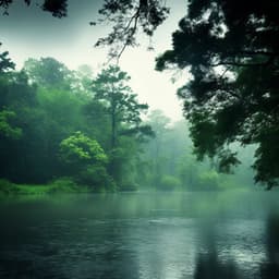 Lluvia Zen Junto Al Lago: Música Serena Y Relajante Con Lluvia - Grabaciones meteorológicas y de la naturaleza