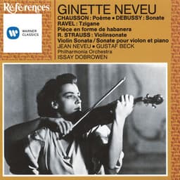 French & German Works for Violin - Ginette Neveu