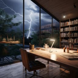 Focused Study Thunder: Ballad's Concentration Serenity - Natural Dream Makers