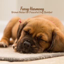 Furry Harmony: Brown Noise for Peaceful Dog Slumber - Brown Noise Therapy