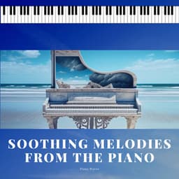 Soothing Melodies from the Piano Under the Ocean Waves Sky - Piano Waves