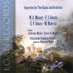 Mozart, Gossec, Alvars, Malecki: Concertos for Two Harps and Orchestra - Catherine Michel