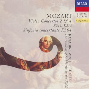 Mozart: Violin Concertos Nos. 2 & 4; Sinfonia Concertante, K. 364 - Wolfgang Amadeus Mozart