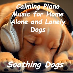 Calming Piano Music for Home Alone Lonely Dog - Soothing Dogs