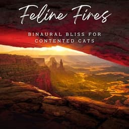 Ambient Feline Fires: Binaural Bliss for Contented Cats - Binaural Collective