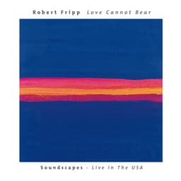 Love Cannot Bear: Soundscapes - Robert Fripp