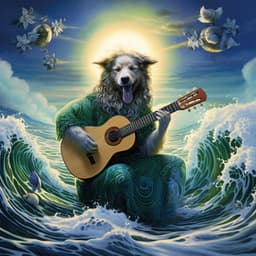 Pet Serenity Symphony: Ocean Waves Melodies - Nature Noises