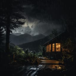 Rainy Nightfall Serenity: Nature's Sleepscape - Natural Rain Sounds for Sleeping