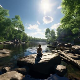 Yoga Con Agua Fluyente: Ritmos Tranquilos Del Río - Paz Interior