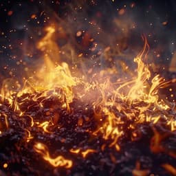 Calm Fire Chill: Soothing Relaxation Flames - Upsilon