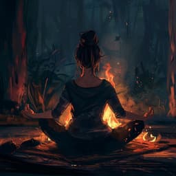 Meditación De Fuego: Ondas De Calma Para Enfoque - Colectivo de música de meditación
