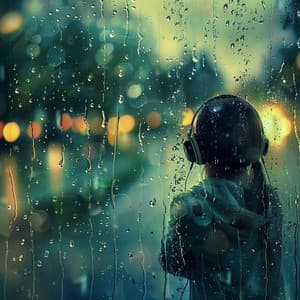 Rain's Harmonic Embrace: Calm Tunes - Atmospheric Force
