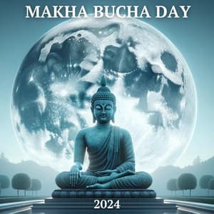 Makha Bucha Day 2024: Buddhist Full Moon Meditation Music - Moonlight Shadow Universe