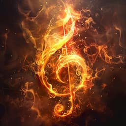 Fire Dance: Rhythmic Music Blaze - Solfeggio Frequencies for Meditation