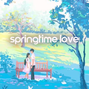 Springtime Love: Teenage Couple Lofi, Romantic Ambience with Rain Background - Chill Lofi Seclusion