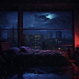 Rainfall Lullaby Rhythms: Sleep Rain's Artful Reflections - Plant Frequencies Collective