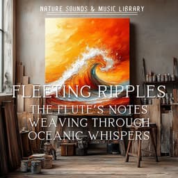 Fleeting Ripples: The Flute’s Notes Weaving Through Oceanic Whispers - Nature Sounds & Music Library