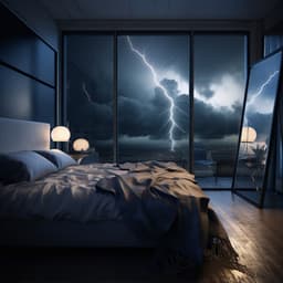 Thunderous Night's Embrace: Nocturne Sleep Serenity - Wonderclouds