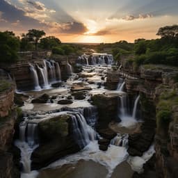 Cascada De Calma: El Flujo Musical Del Río - Los acordes de la red