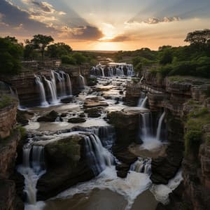 Cascada De Calma: El Flujo Musical Del Río - Los acordes de la red