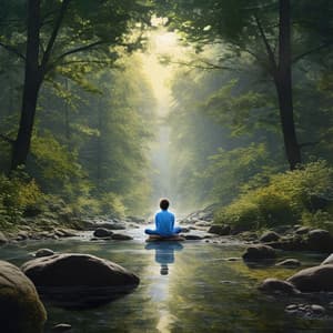 Serenidad A Orillas Del Río: La Paz De La Meditación - Naturaleza